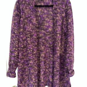 J. Jill Multicolor Knit Cardigan